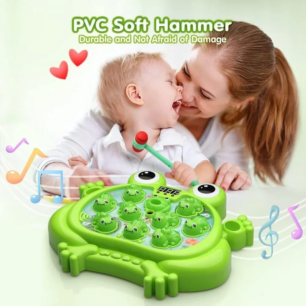 A Frog Game With 5 Modes 45 Levels 9 Music Spray And Light-up Baby Toy